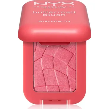 Přípravek na tvář NYX Professional Makeup Buttermelt Blush pudrová tvářenka odstín 08 Gettin Butta 5 g