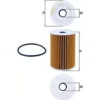 Olejový filtr MAHLE Olejový filtr MAO OX 415D