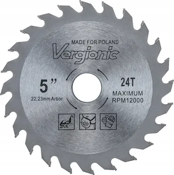 Řezný kotouč Řezací kotouč na dřevo Vergionic 0185 125 x 22,2 mm