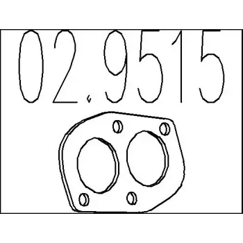 Těsnění výfuku MTS Těsnění výfukové trubky MTS 02.9515