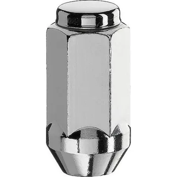 Šroubek na kolo Bimecc Kolová matice uzavřená s nerezovým víčkem 9/16 UNF - kuželová 60° - 49mm - klíč 21