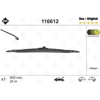 Stěrač SWF Stěrač se spojlerem Das Original 600 mm SWF 116612