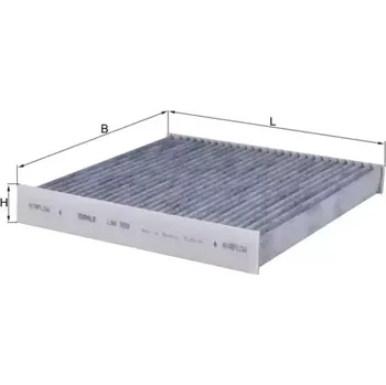 Kabinový filtr MAHLE Filtr vzduchu v interiéru MAO LAK 859