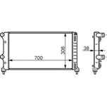 LKQ Chladič vody 18.99.502