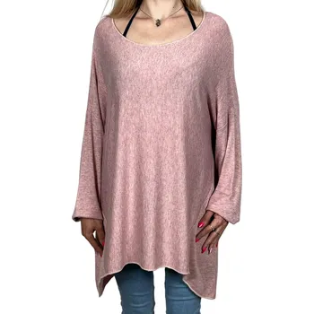 Dámská halenka Italy Moda Dámská halenka s dlouhým rukávem WANDA Barva: Růžová