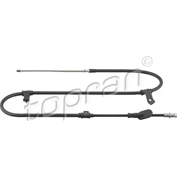 Brzdový systém TOPRAN Tažné lanko parkovací brzdy TPR 821 038