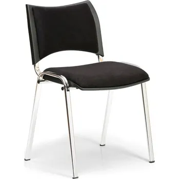 Jídelní židle Konferenční čalouněná židle, černá Biedrax Z9106c