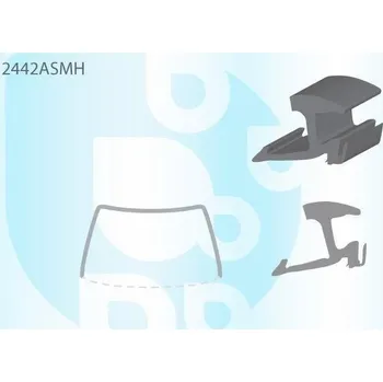 Autosklo PILKINGTON Bauset (lišta) čelního okna AS 2442ASMH