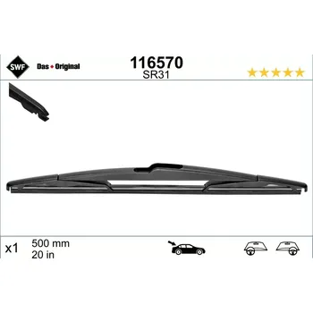 Stěrač SWF Stěrač Das Original 500 mm SWF 116570
