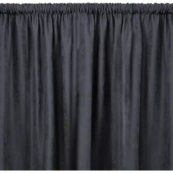 Závěs MILANA klasický tunel 5 cm grafitový, velikost 140x225