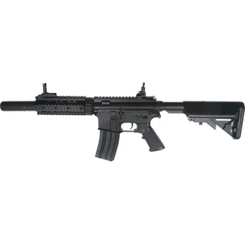 Airsoftová zbraň M4 SD, plast, Black, Cyma Sport, CM.513