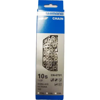 Řetěz na kolo SHIMANO řetěz ULTEGRA CN-6701 10rychl 118čl. s čepem (SHIMANO řetěz ULTEGRA CN-6701 10rychl 118čl. s čepem)