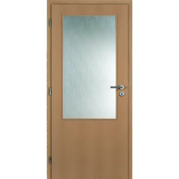 Interiérové dveře Dveře částečně prosklené 2/3 Doornite voština buk kašír pravé 600 mm
