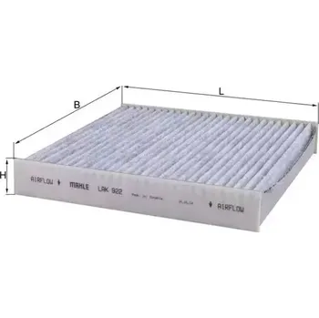 Kabinový filtr MAHLE Filtr vzduchu v interiéru MAO LAK 922
