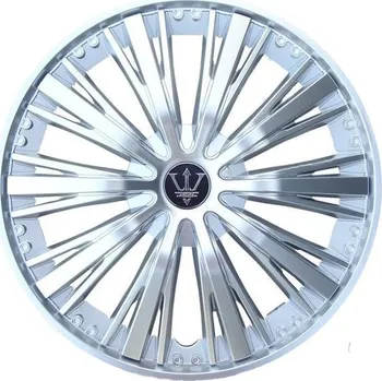 Poklice na kolo CARFACE Kryty kol EVO RANGO 15&#34;, stříbrné - sada 4ks DO CFWA-03SL-15