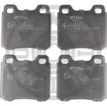 Brzdový systém OPTIMAL Sada brzdových destiček OPT BP-09589