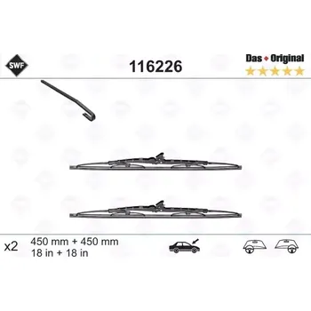 Stěrač SWF Stěrač Das Original 450 mm SWF 116226
