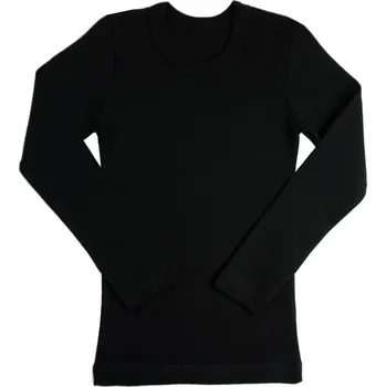 bavlněné podvlékací triko černé velikost 158