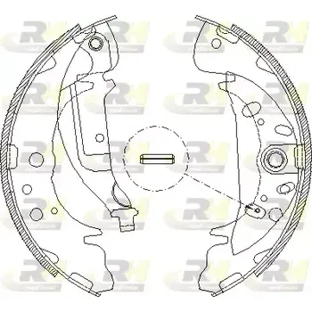 Brzdová čelist ROADHOUSE Brzdové pakny RDH 4089.01
