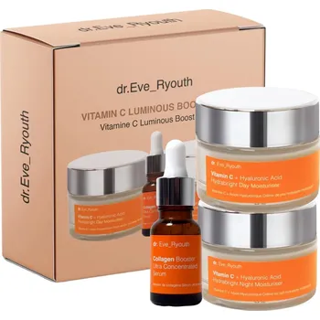 Pleťový krém Hydratační a rozjasňující sada pro den a noc s vitamínem C a kolagenem