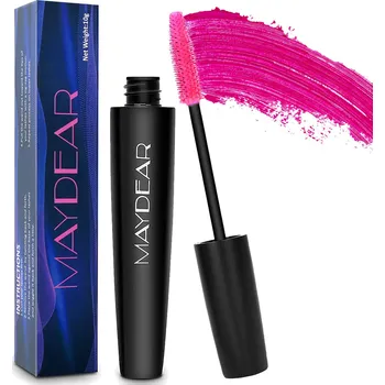 Řasenka Maydear růžová řasenka objem délka voděodolná