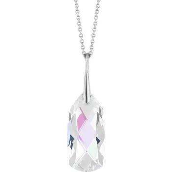 Přívěsek Preciosa Stříbrný přívěsek s řetízkem Preciosa Crystal Bay s českým křišťálem, krystal 6260 42