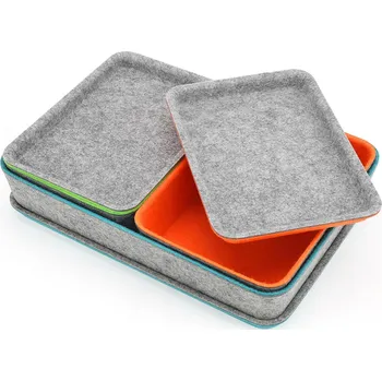 Úložný box Welaxy stohovatelné úložné boxy plstěné 3ks