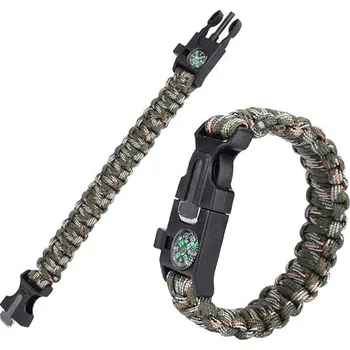 Vybavení pro přežití peciální paracordový náramek na přežití