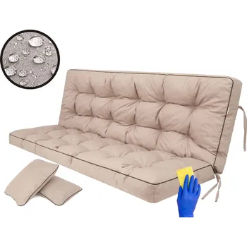 Polštář na zahradní lavičku houpačku Hobbygarden 120cm voděodolný