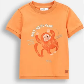 Chlapecké oranžové tričko s krátkým rukávem 074 Coccodrillo WC5