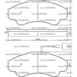 Starline Brzdové destičky, sada BD S840P