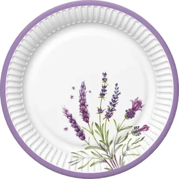 Talíř Papírový talíř velký – Levandule 413418