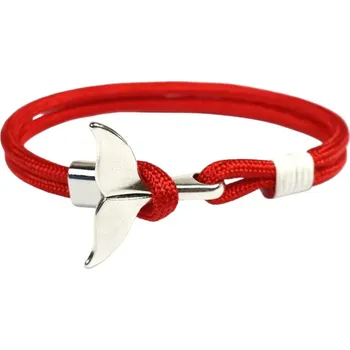 Náramek Amparo Miranda® Náramek Velrybí ploutev B17, Barva červená