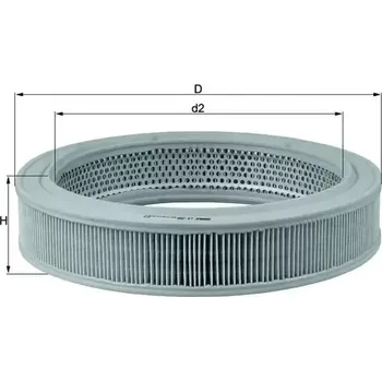 Vzduchový filtr KNECHT Vzduchový filtr KNC LX 208