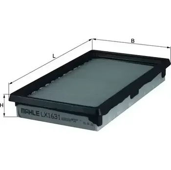 Vzduchový filtr MAHLE Vzduchový filtr MAO LX 1631