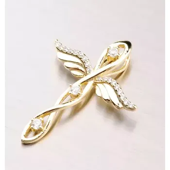 Přívěsek Dámský přívěsek stříbro 925 zirkon - anděl PKL-3020