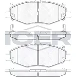 ICER Sada brzdových destiček - kotoučová brzda IC 181867