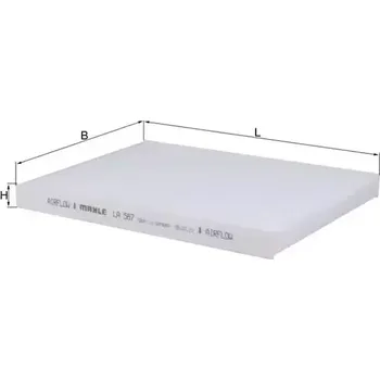 Kabinový filtr MAHLE Filtr vzduchu v interiéru MAO LA 587