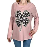 Lux Luna Dámská halenka s dlouhým rukávem LUCKY Barva: Růžová