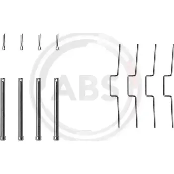 Přislušenství brzdového systému A.B.S. Sada příslušenství obložení kotoučové brzdy ABS 1176Q
