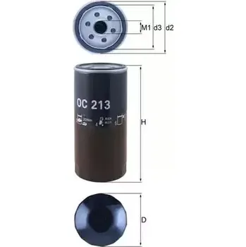 Olejový filtr MAHLE Olejový filtr MAO OC 213