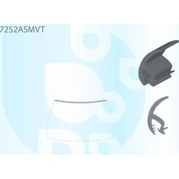 Autosklo PILKINGTON Vrchní bauset (lišta) čelního okna AS 7252ASMVT