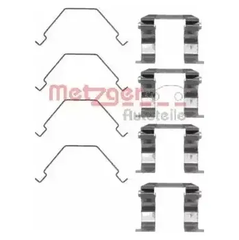 Přislušenství brzdového systému METZGER Sada příslušenství obložení kotoučové brzdy MTG 109-1158