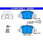 ATE Sada brzdových destiček AT 602608