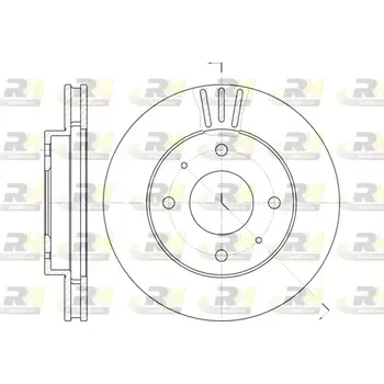 Brzdový kotouč ROADHOUSE Brzdový kotouč - 256 mm RDH 6394.11