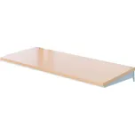 Biedrax Patro pro nástěnný regál 35 x 40 cm, stříbrné, police buk