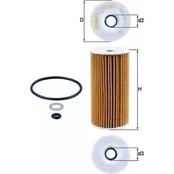 Olejový filtr MAHLE Olejový filtr MAO OX 424D