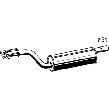 Zadní díl výfuku Starline Koncový díl výfuku 32.36.421