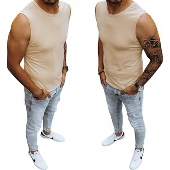 PÁNSKÉ TRIČKO BEZ RUKÁVŮ TANK TOP RX4918 - XXL