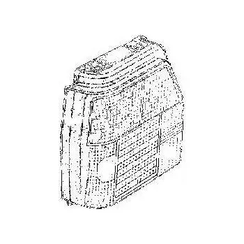 Osvětlení SPZ VAN WEZEL Zadní světlo VAW 1735931